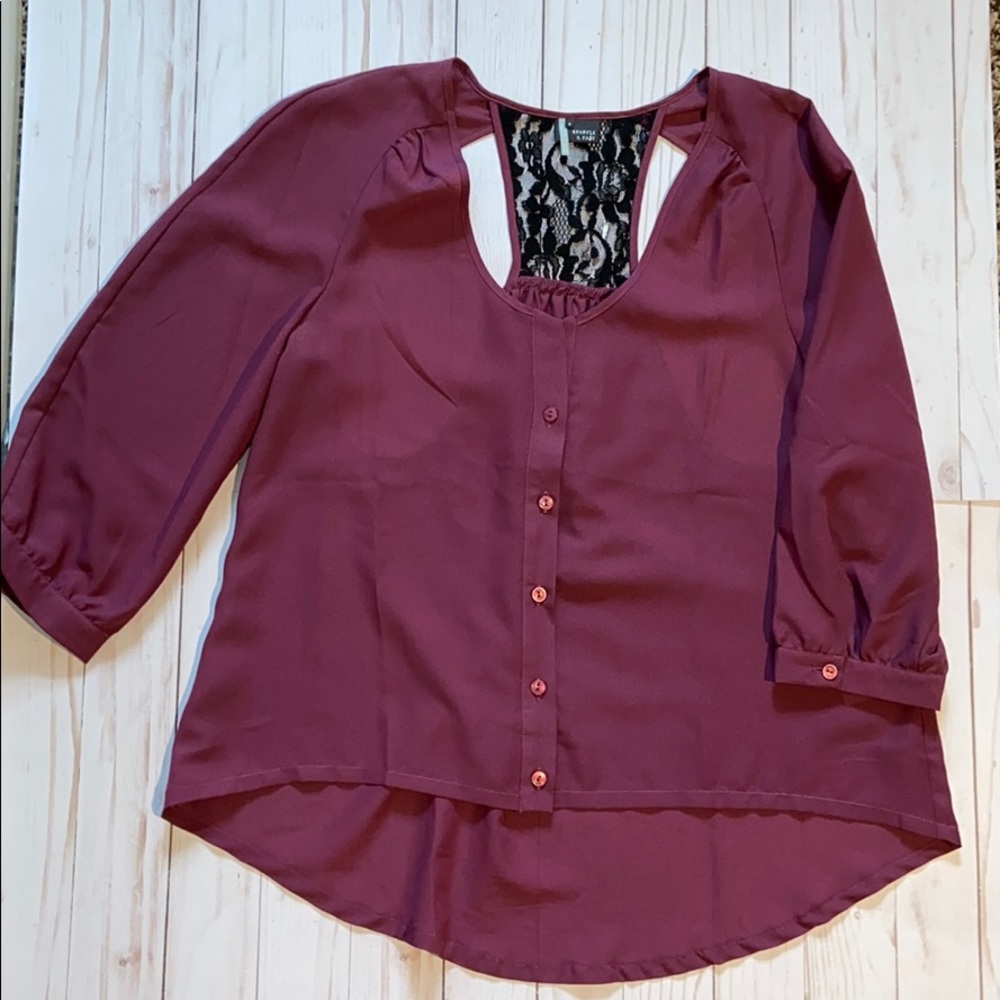 Sparkle and fade small blouse